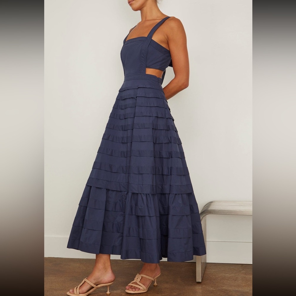 Jonathan Simkhai Tiered Cotten-Blend Maxi NWT